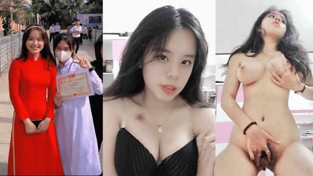 Cô giáo xinh đẹp thủ dâm show bím 1
